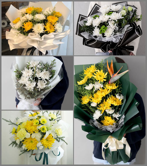 贵州遵义红花岗区深溪镇龙江村白事花束代送